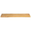 vidaXL Table Top 110x40x2.5 cm Live Edge Solid Wood Mango