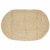 vidaXL Area Rugs Natural and White 152 x 245 cm Jute