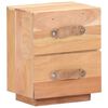 vidaXL Bedside Cabinet 40x30x50 cm Solid Reclaimed Wood