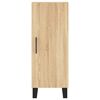 vidaXL Highboard Sonoma Oak 34.5x34x180 cm Engineered Wood