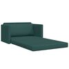 vidaXL Sofa Bed Dark Green 124 x 71 x 78 cm Velvet