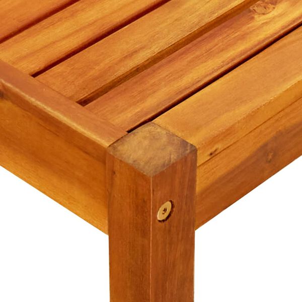 vidaXL Garden Table 85x57x29 cm Solid Acacia Wood