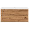 vidaXL Sink Cabinet with Built-in Basin Artisan Oak