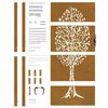 vidaXL Garden Gate 100x175 cm Corten Steel Tree Design
