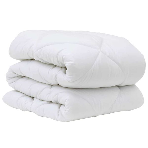 vidaXL Winter Duvet White 220 x 140 x 5 cm Polyester