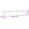vidaXL Garden Raised Bed 280x80x40 cm Corten Steel