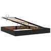 vidaXL Storage Bed with Mattress Black 200 x 200 cm Velvet