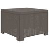 vidaXL 1-Seater Garden Sofa Rattan Look PP Light Grey