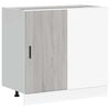 vidaXL Kitchen Base Cabinet Lyon Grey Sonoma Engineered Wood