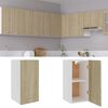 vidaXL Hanging Cabinet Sonoma Oak 29.5x31x60 cm Engineered Wood