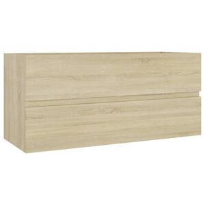 vidaXL Sink Cabinet Sonoma Oak 100x38.5x45 cm Engineered Wood