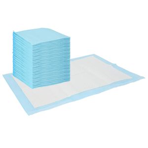 vidaXL Non-woven Fabric Pet Training Pad 50 pcs Blue and White