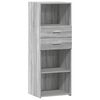 vidaXL Highboard Grey Sonoma 45x42.5x124 cm Engineered Wood