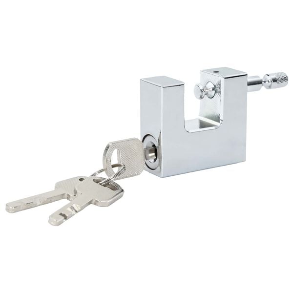 vidaXL Padlock 6 pcs Silver 4.2 x 1.9 x 4 cm Iron