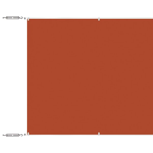 vidaXL Vertical Awning Terracotta 180x1200 cm Oxford Fabric