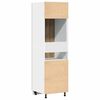vidaXL Refrigerator Cabinet Lyon Artisan Oak 60x57x207 cm Engineered Wood