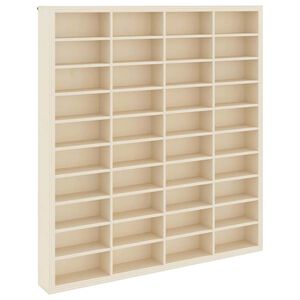vidaXL Wall Display Case Wall-Mounted Beige 40 x 4.5 x 43 cm