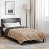 vidaXL Winter Duvet Anthracite and Taupe 200 x 135 cm Microfiber