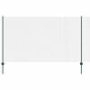 vidaXL Welded Wire Fence with Posts 50 x 1.4 m PVC-Coated Steel Green