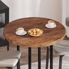 vidaXL Table Top Light Brown &Oslash; 90 x 4 cm Solid Oak Wood