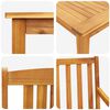 vidaXL Garden Dining Set 5 pcs Brown Solid Acacia wood