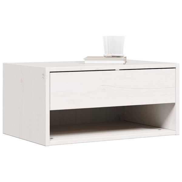 vidaXL Bedside Table 2 pcs White 50 x 32.5 x 24 cm Solid pine wood