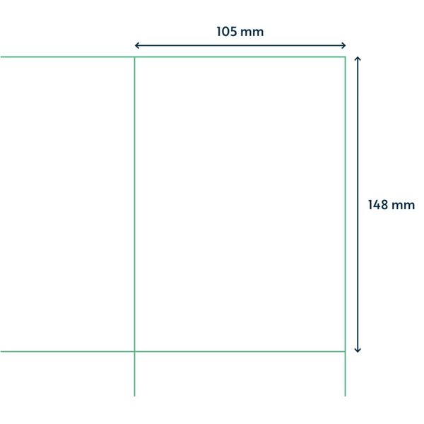 rillprint Self-adhesive Sticker Labels 105x148 mm 500 Sheets White