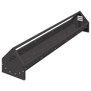 vidaXL Chicken Feeding Trough Black 108 x 20.5 x 20 cm