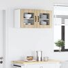 vidaXL Kitchen Cabinet with Shelf 2 pcs Sonoma Oak 40 x 31 x 40 cm