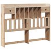 vidaXL Bookcase Bed without Mattress 160x200cm Solid Wood Pine
