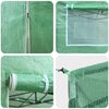 vidaXL Greenhouse Folding with Roof Green 290 x 870 x 315 cm Iron