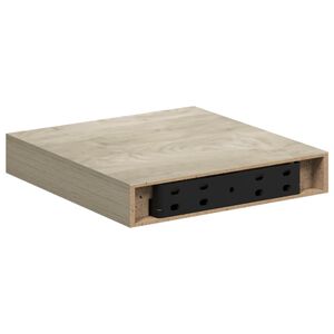 vidaXL Floating Wall Shelf Oak 23x23,5x3,8 cm MDF