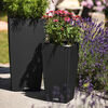 LECHUZA Planter CUBICO Cottage 30 ALL-IN-ONE Granite