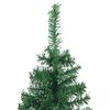 vidaXL Corner Artificial Christmas Tree Green 150 cm PVC and Metal