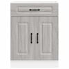 vidaXL Kitchen Base Cabinet Kalmar Grey Sonoma Engineered Wood