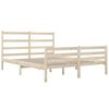 vidaXL Bed Frame without Mattress Solid Wood Small Double