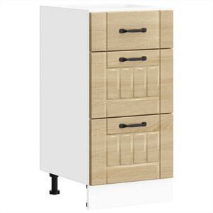 vidaXL Kitchen Base Cabinet Lucca Sonoma Oak Engineered Wood