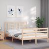 vidaXL Bed Frame without Mattress 140x190 cm Solid Wood