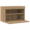 vidaXL TV Wall Cabinet Artisan oak 60 x 30 x 40 cm Engineered Wood