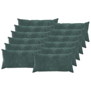vidaXL Cushion Cover 12 pcs HEERLEN Sea Blue 40 x 80 cm