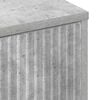 vidaXL Bathroom Cabinet Wall-mounted Concrete Grey 39 x 23.5 x 65 cm
