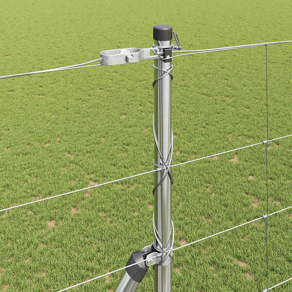 vidaXL Fence Post Galvanized 25 x 1.6 m Steel