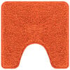 vidaXL Anti-slip Bath Mat Set 2 pcs Orange PP