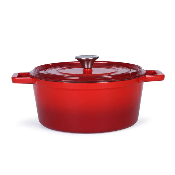 Livoo Casserole Round 24 cm 4 L Red