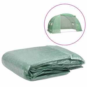 vidaXL Greenhouse Replacement Cover (8 m&sup2;) 400x200x200 cm Green