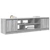 vidaXL TV Cabinet Grey Sonoma 188.5x41x50 cm Engineered Wood