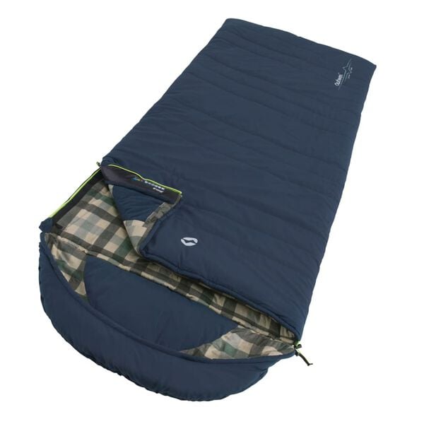 Outwell Sleeping Bag Camper Lux Left-Zipper Deep Blue