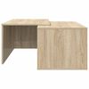 vidaXL Coffee Table Set 2 pcs Sonoma Oak Engineered Wood