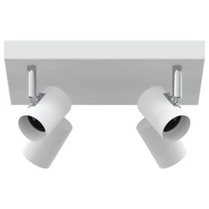 vidaXL Ceiling Spotlight White 26.5 x 26 x 11.5 cm Metal