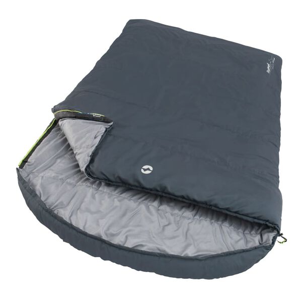 Outwell Double Sleeping Bag Campion Lux Left-Zipper Dark Grey
